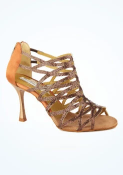 PortDance PD803 Salsa & Tango Shoe 2.4" - Tan -dance costume pd803 portdance pd803 salsa tango shoe 2 4 tan brown main image T 86486.1692233193