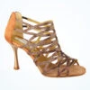 PortDance PD803 Salsa & Tango Shoe 2.4" - Tan