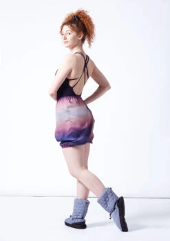 So Danca Dream Warm Up Shorts -dance costume rde2624 navy back 02341.1696332681