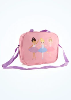 Roch Valley Ballet Shoes Dance Bag -dance costume rolpsb pink front t 72098.1694686185