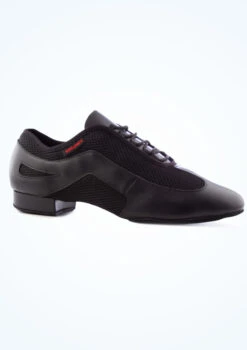 Supadance 9010 Mens Split Sole Practice Dance Shoes- 1" -dance costume sd9010 blk main 1t 30977.1696462336