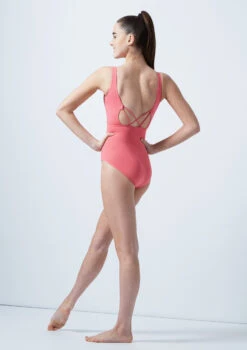So Danca Teen Cross Back Leotard -dance costume so l 1865 so danca teen cross back leotard pink back 83393.1678885834