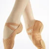 So Danca SD16 Stretch Split Sole Canvas Ballet Shoe - Nude -dance costume so sd16nud so danca sd16 stretch split sole canvas ballet shoe nude tan main image no1 63737.1678886165