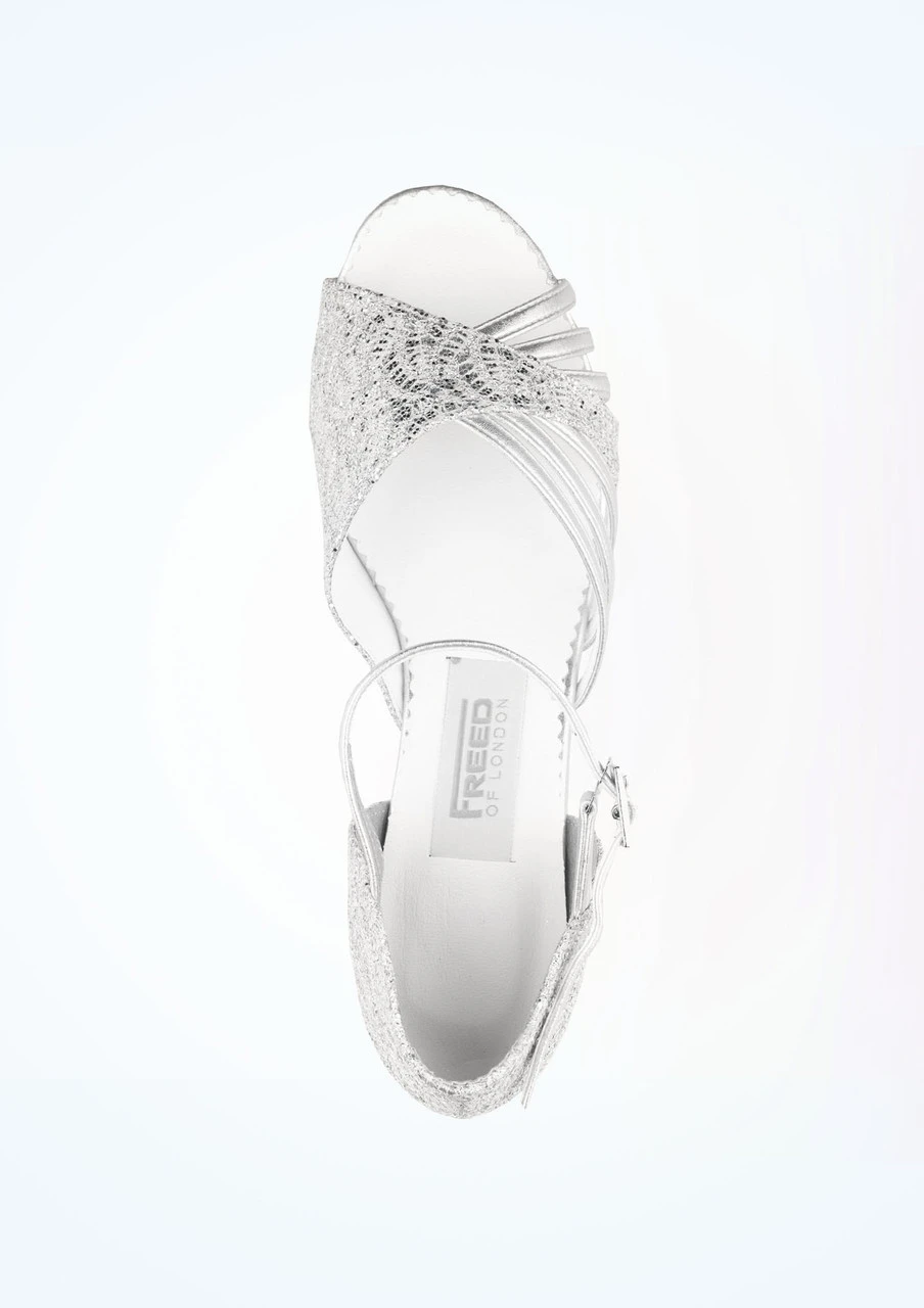 Freed Sparkle Ballroom Shoe 1" - Silver 4 Freed Sparkle Ballroom Shoe 1" - Silver - Image 2