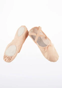 Freed Canvas Split Sole Ballet Shoe - Pink -dance costume ss01 freed canvas split sole ballet shoe pink no2 76572.1676420575