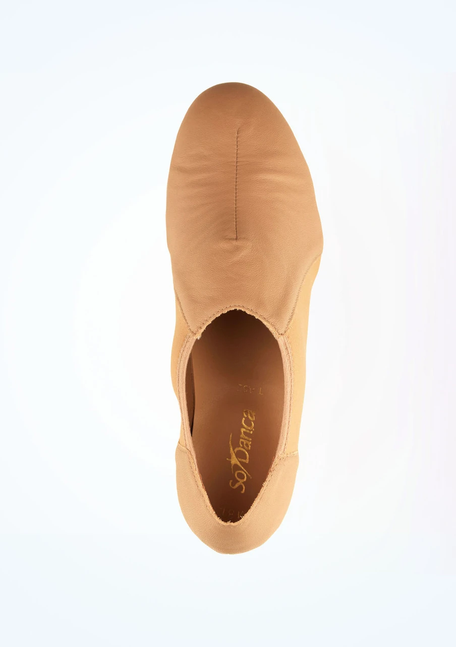 So Danca Slip On Tap Shoe - Caramel 4 So Danca Slip On Tap Shoe - Caramel - Image 2