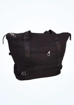 Tendu Satin Holdall Dance Bag -dance costume tet1086 black back 58384.1693524244