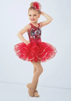 Weissman When Can I See You Again -dance costume wn 10164 weissman when can i see you again red front T 50789.1698534991
