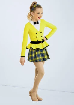 Weissman Cooties -dance costume wn 10809 weissman cooties yellow front T 00378.1698813432