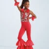 Weissman Dancing Queen -dance costume wn 10916 weissman dancing queen red front 38889.1678886917