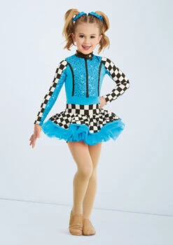 Weissman Route 66 -dance costume wn 11178 weissman route 66 blue front 89098.1678886967