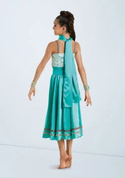 Weissman Jai Ho -dance costume wn 11236 weissman jai ho green back 78393.1678886977
