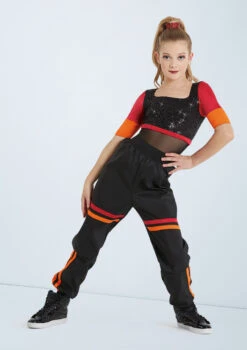 Weissman Stay 11 Weissman Stay -dance costume wn 11900 weissman stay red front T 99232.1697764499