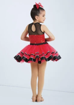 Weissman Me Too -dance costume wn 12028 weissman me too red back 64245.1678887267