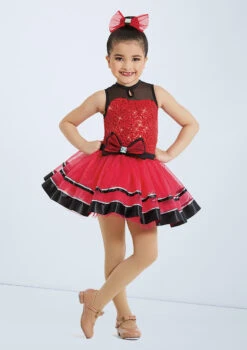 Weissman Me Too -dance costume wn 12028 weissman me too red front 56096.1678887267