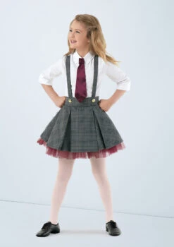 Weissman Naughty -dance costume wn 30 8655 weissman naughty grey front T 18632.1698840257