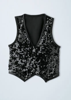 Weissman Boys Ultra Sparkle Vest 20 Weissman Boys Ultra Sparkle Vest -dance costume wn 8682 weissman boys ultra sparkle vest black front 52540.1678890409