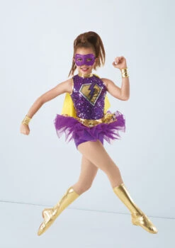 Weissman Save The Day -dance costume wn 8745 weissman save the day purple front T 49821.1698840257