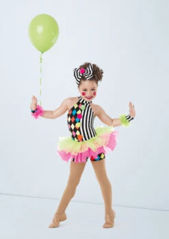 Weissman Under The Big Top -dance costume wn 8893 weissman under the big top black white front T 30887.1698840257