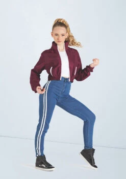 Weissman Sporty Striped Jeggings 9 Weissman Sporty Striped Jeggings -dance costume wn14547 denim 60 t 87857.1698713425