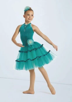 Weissman Valse Royale -dance costume wn15263 jade 2037 40400.1698823682