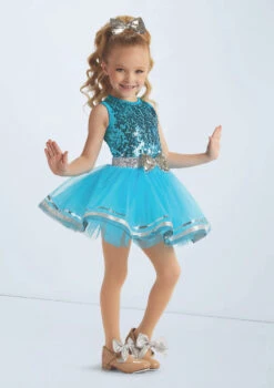 Weissman Best Day Ever -dance costume wn15326 turquoise 1828 70700.1694043920