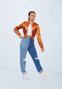 Weissman Two Tone Distressed Jeans -dance costume wn15505 medium wash 16 t 35333.1698824359