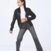 Weissman Low-Rise Flare Leg Jeans -dance costume wn15508 black denim 86 27549.1694695987