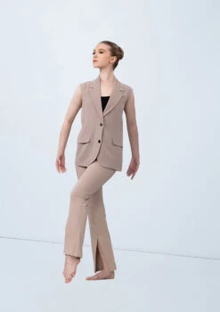 Weissman Oversized Suit Vest -dance costume wn15556 latte 46154.1694697935