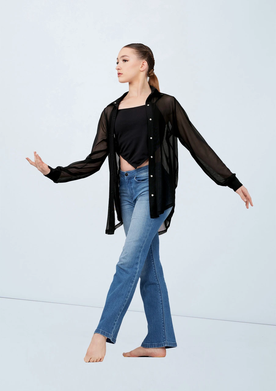 Weissman Mesh Button Down Shirt 3 Weissman Mesh Button Down Shirt