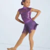 Weissman All You Need Is Love -dance costume wn15682 electric purple 83 60148.1694045110