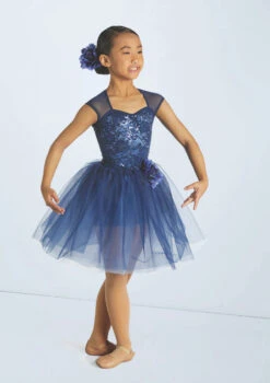 Weissman Fly To Your Heart! -dance costume wn15683 navy blue 162 98570.1694733958