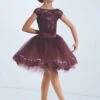 Weissman Wildest Dreams -dance costume wn15831 raisin 1314 45195.1694046194